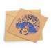 Christmas Greeting  Card Laser Cut Snowflake Pattern Personalized Custom
